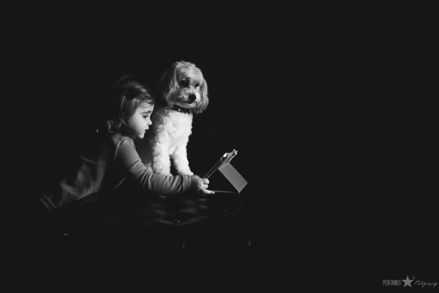 a girl and her dog pictures