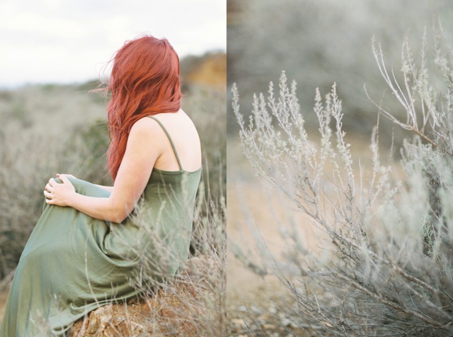 Film Portrait in a California Lavender Field , film photography, styled portraits