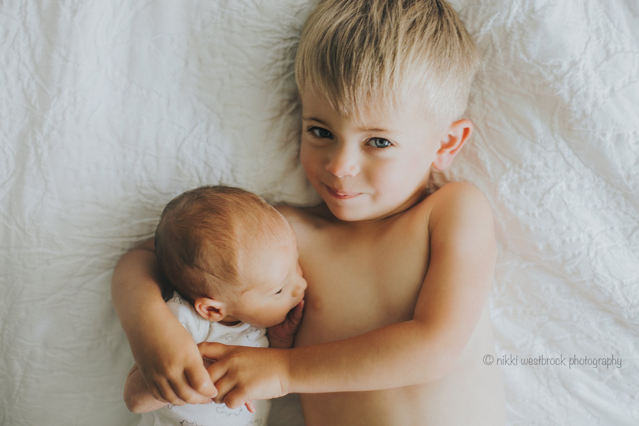 newborn sibling pictures, the daily story