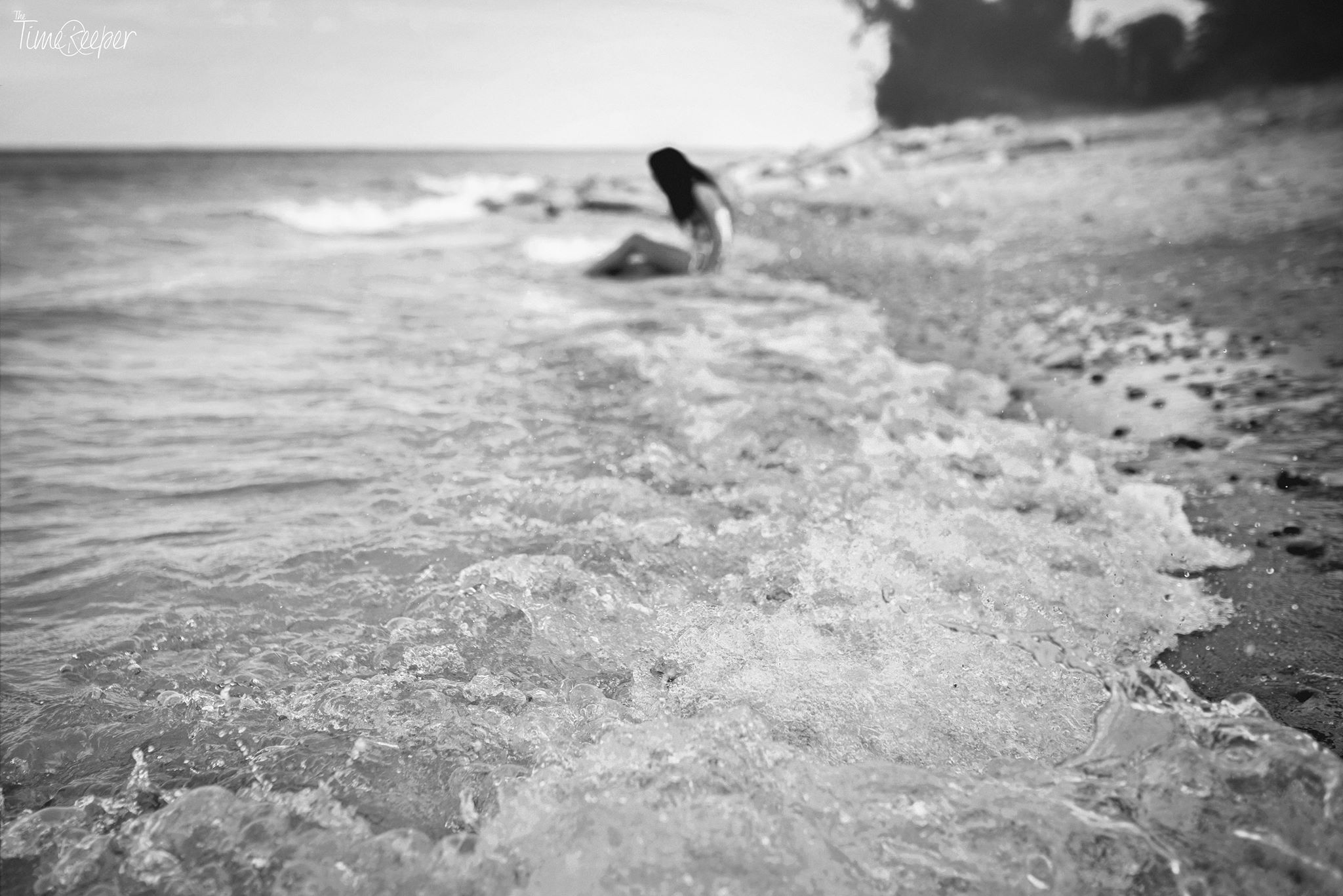 black and white beach pictures, the daily story