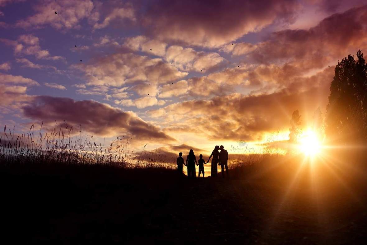 family silhouette pictures, the daily story