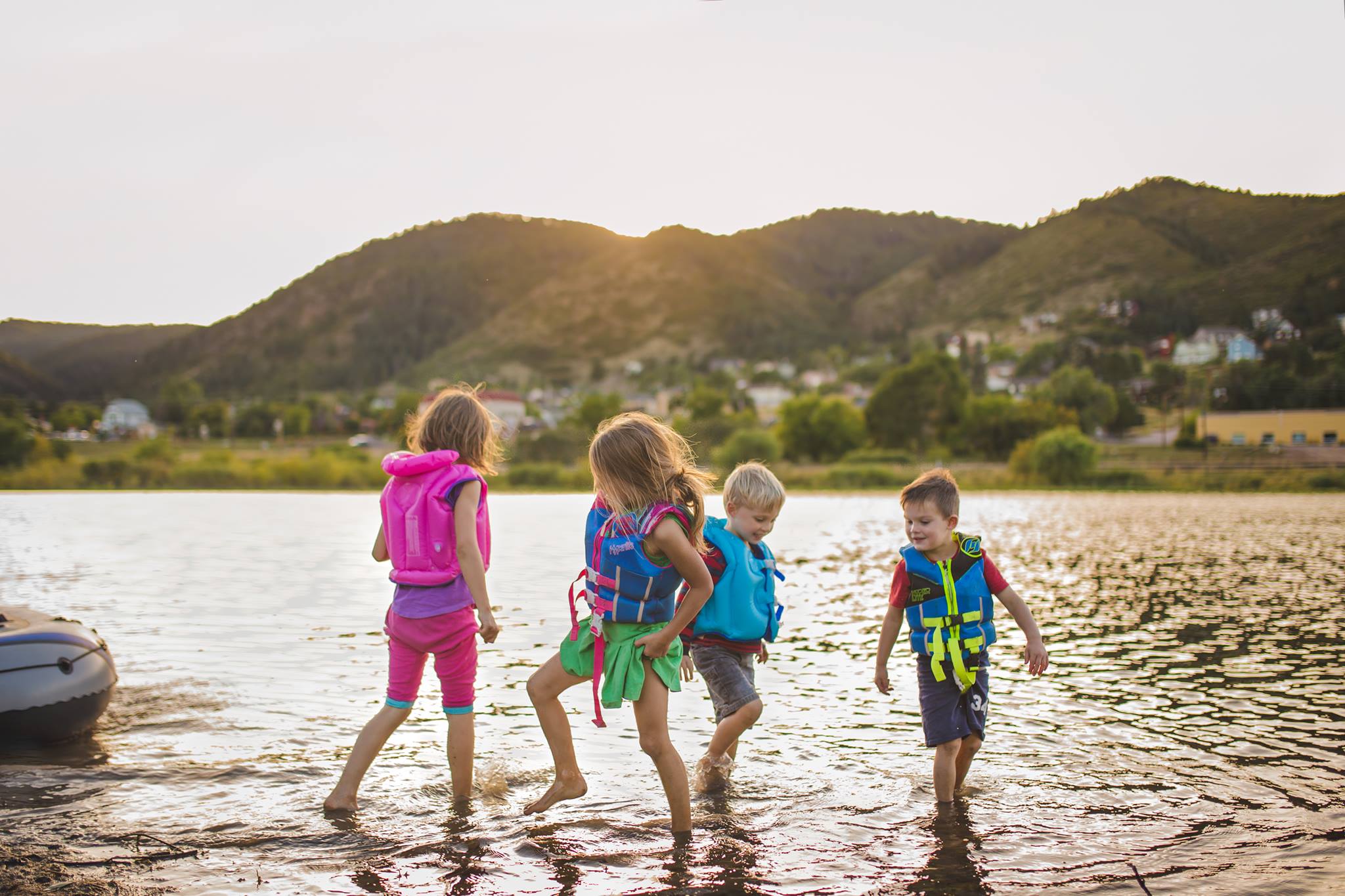 summer at the lake, the daily story
