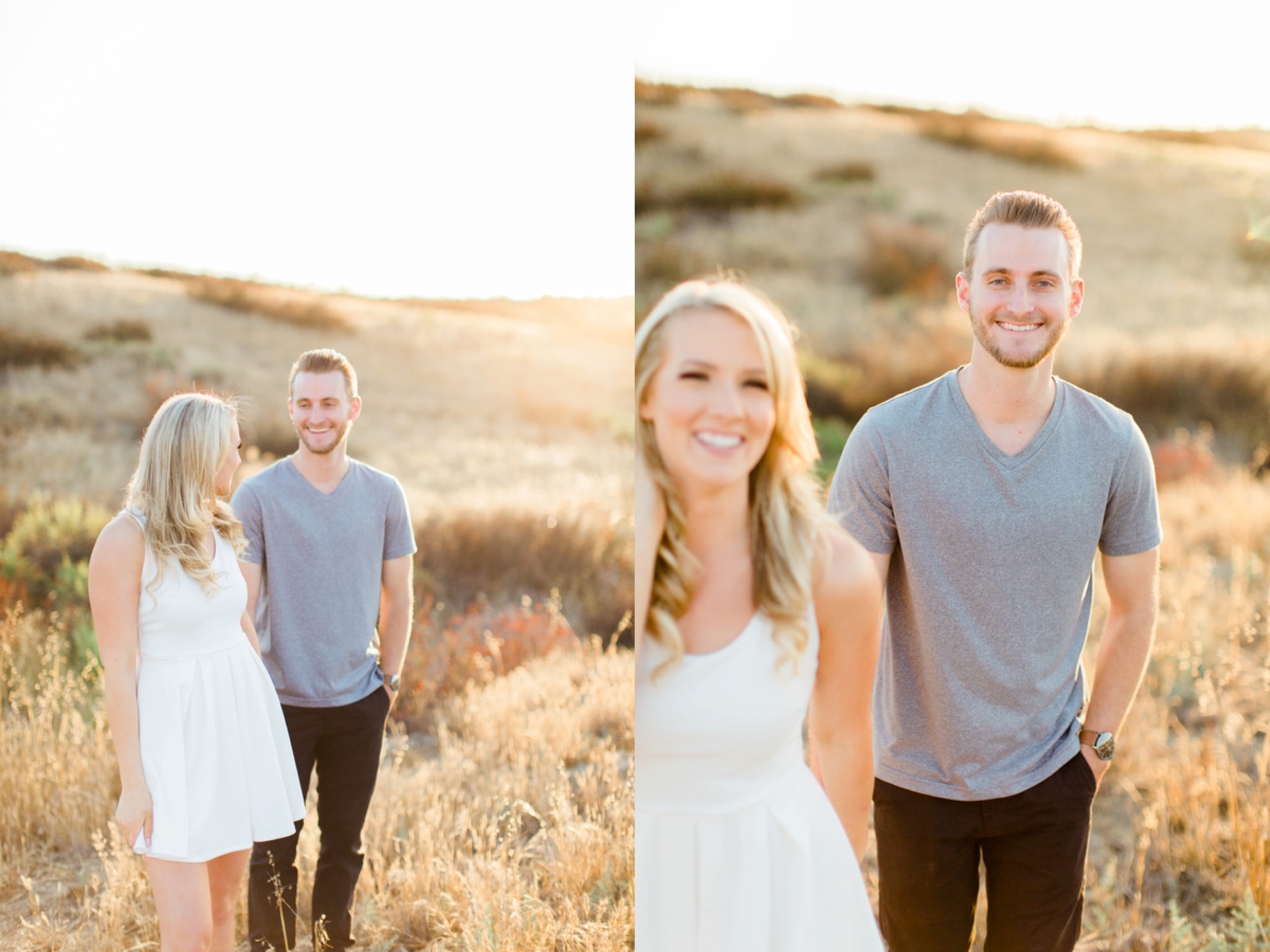 engagement pictures, couple poses, Sunfilled California Engagement Session