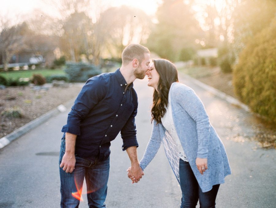 fun engagement pictures, Intimate Park Engagement Pictures in Tennessee 