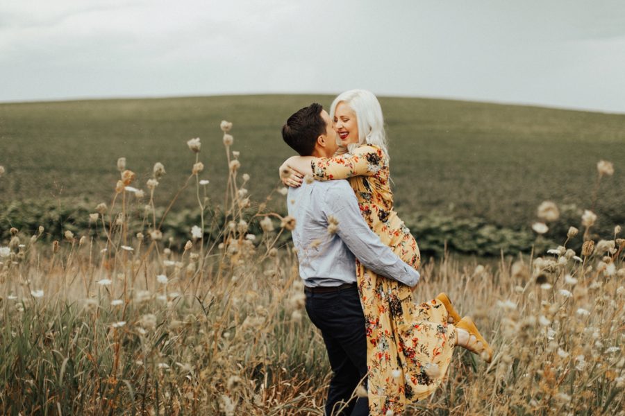 engagement poses for couples, Boho Fall Family of 4 Pictures in Iowa