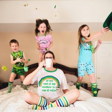 kids jumping on bed with mom, Daily Fan Favorite