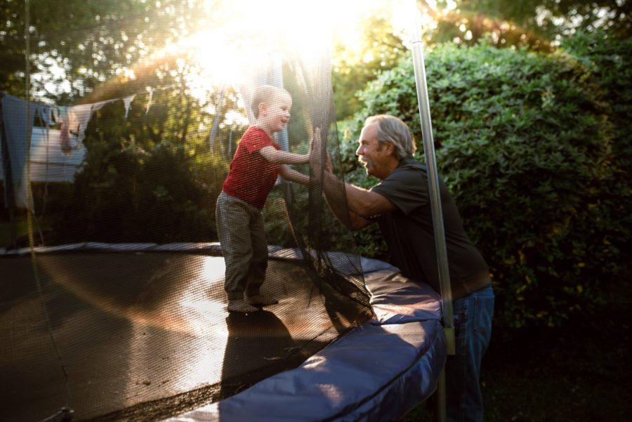 lifestyle pictures, grandson playing with grandfather, documentary pictures
